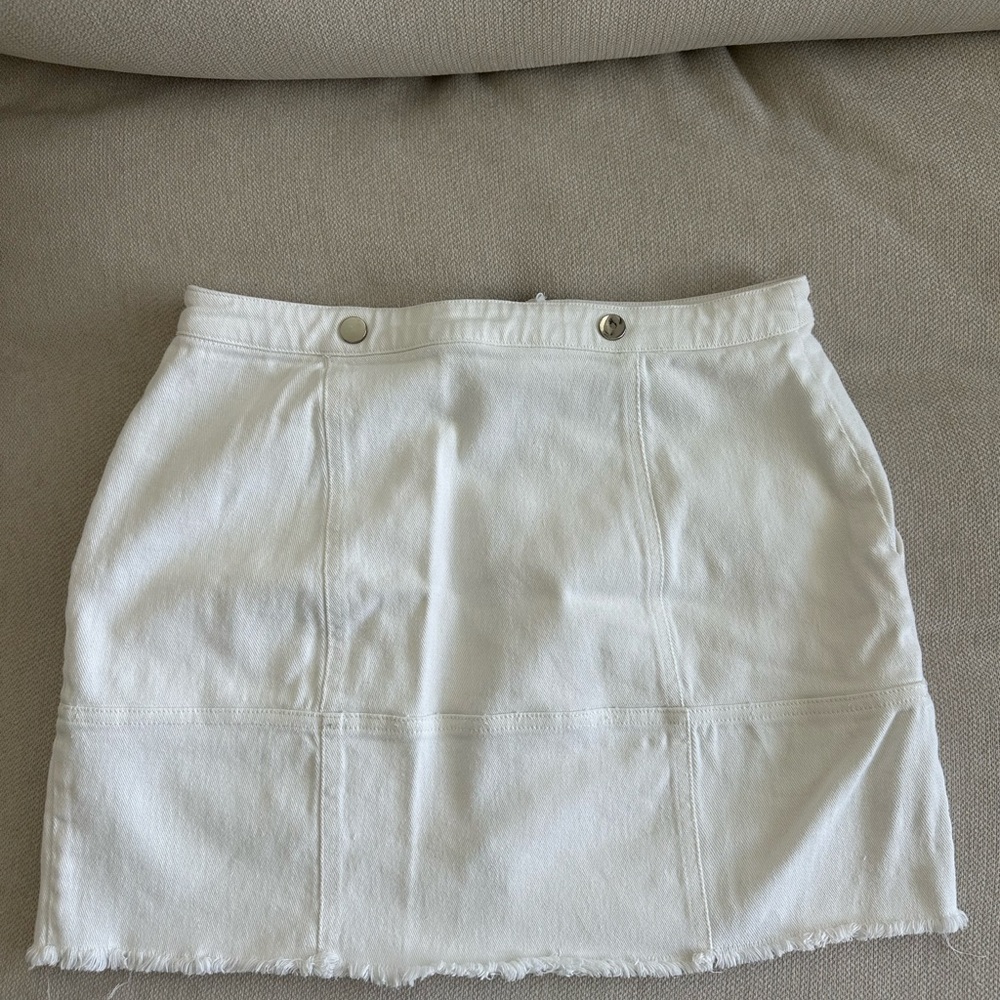 For Love And Lemons Cream Mini Skirt - Picture 3 of 3